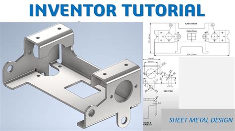 autodesk inventor sheet metal|Autodesk Inventor sheet metal tutorial.